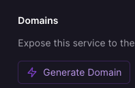Generate domain